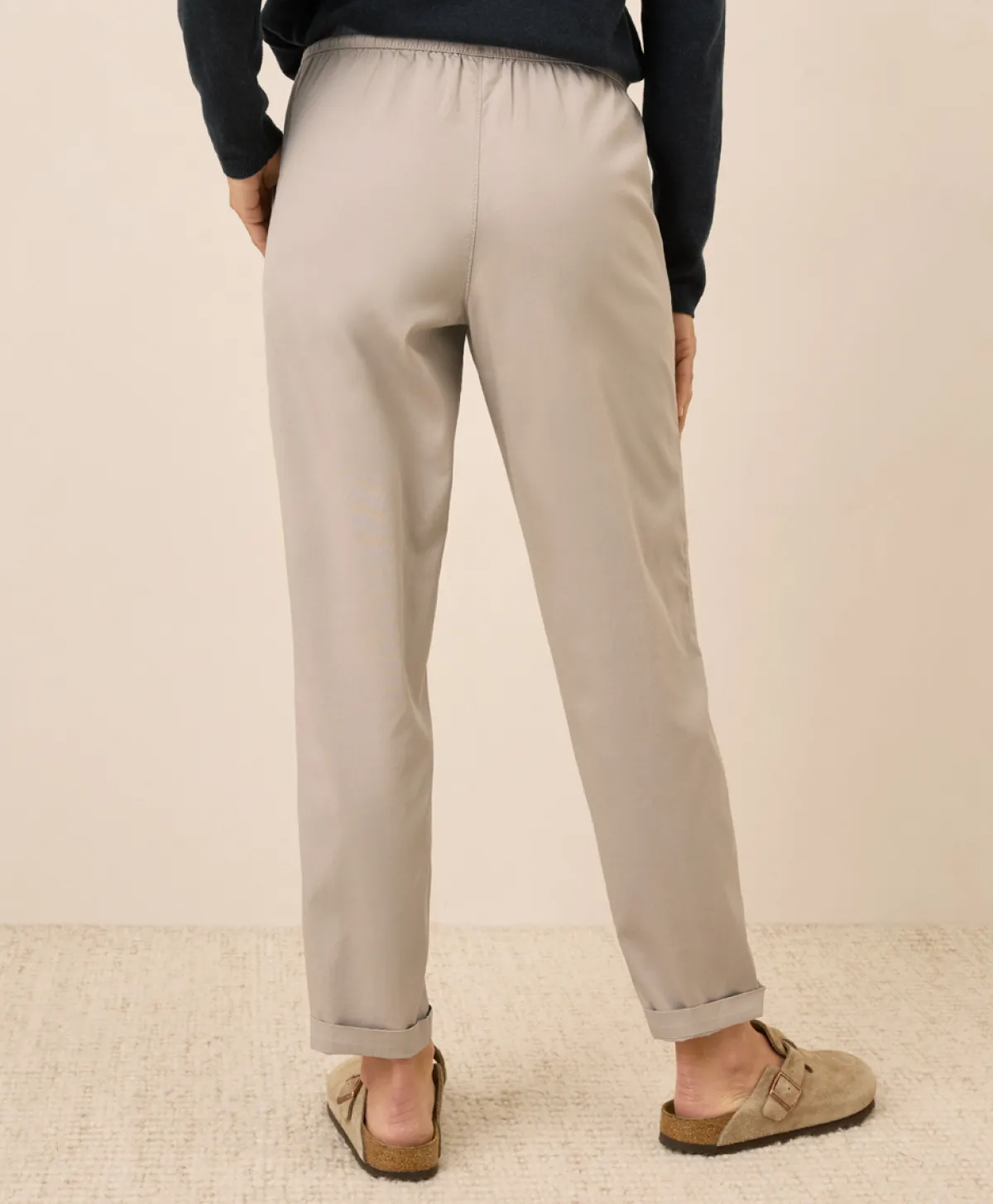 Women Pact Organic Daily Twill Ultra-High Rise Tapered Pant