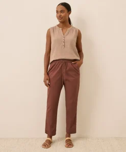Women Pact Organic Daily Twill Ultra-High Rise Tapered Pant