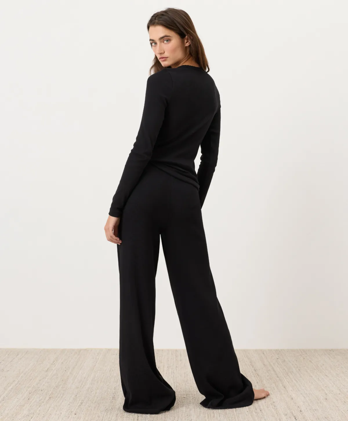 Women Pact Organic Dream Rib Slim Henley