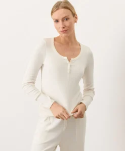 Women Pact Organic Dream Rib Slim Henley