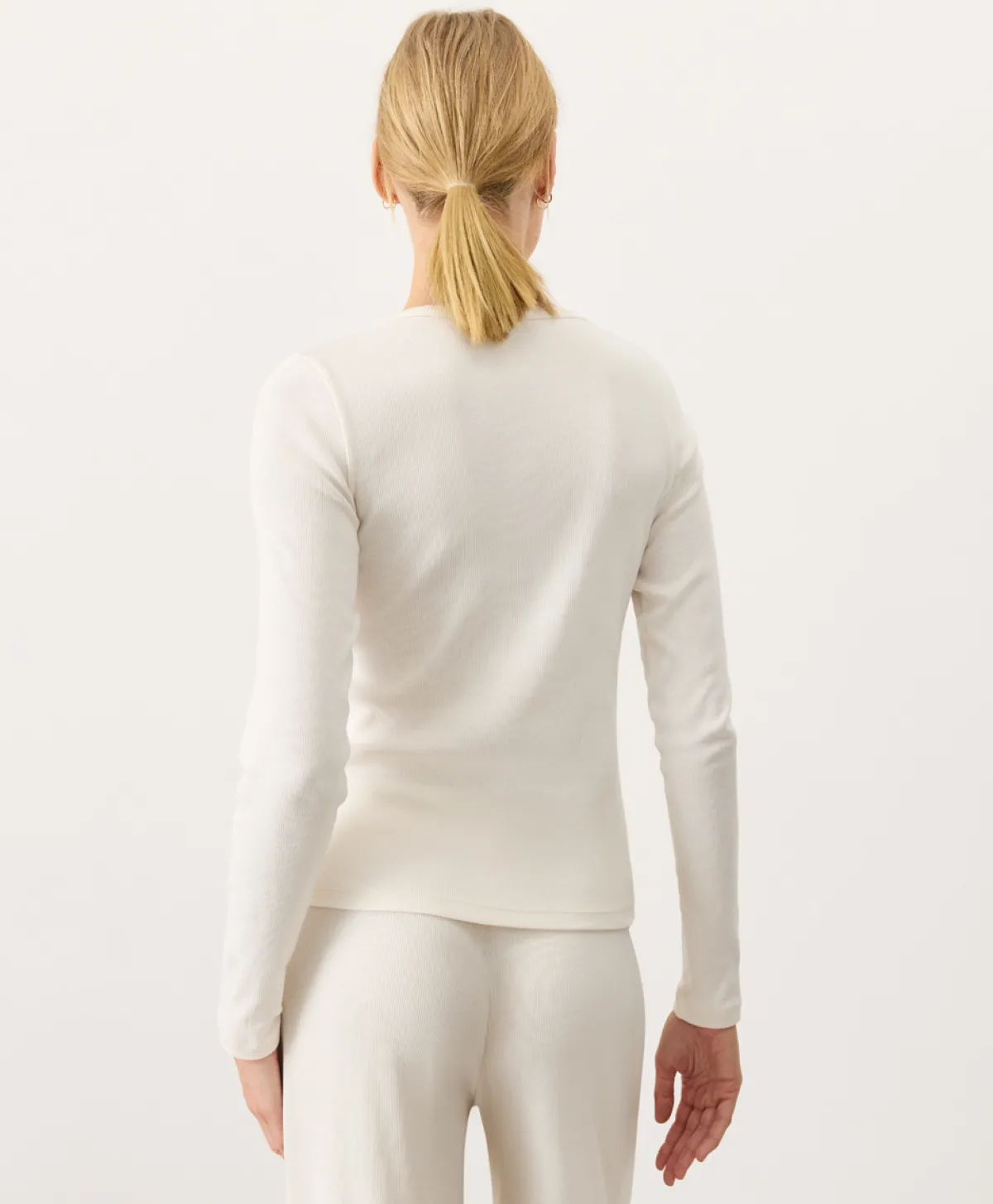 Women Pact Organic Dream Rib Slim Henley