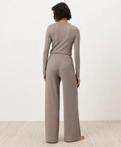 Women Pact Organic Dream Rib Slim Henley