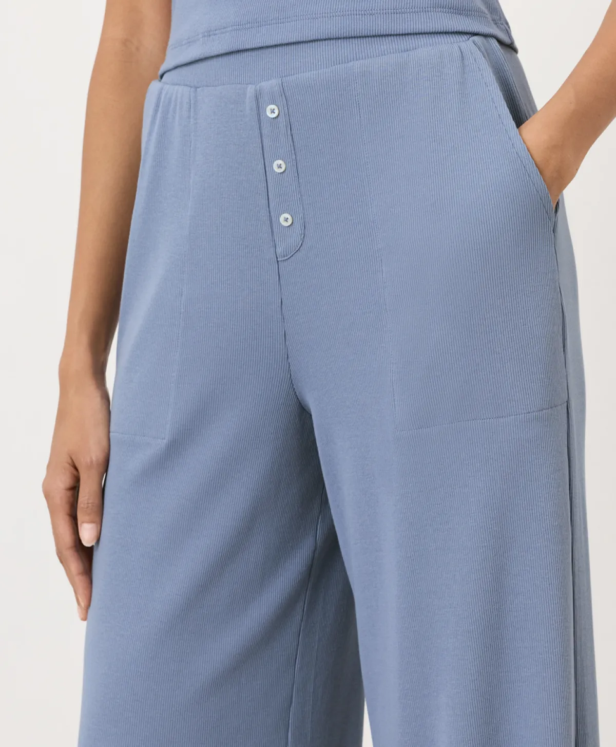 Women Pact Organic Dream Rib Wide Leg Lounge Pant