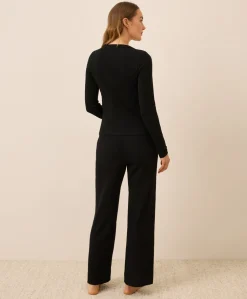 Women Pact Organic Easy Rib Slim Henley