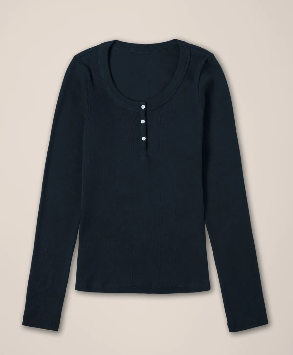 Women Pact Organic Easy Rib Slim Henley