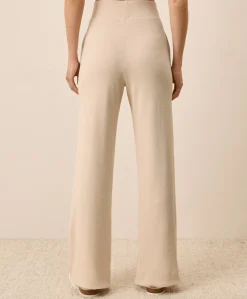 Women Pact Organic Easy Rib Wide Leg Lounge Pant