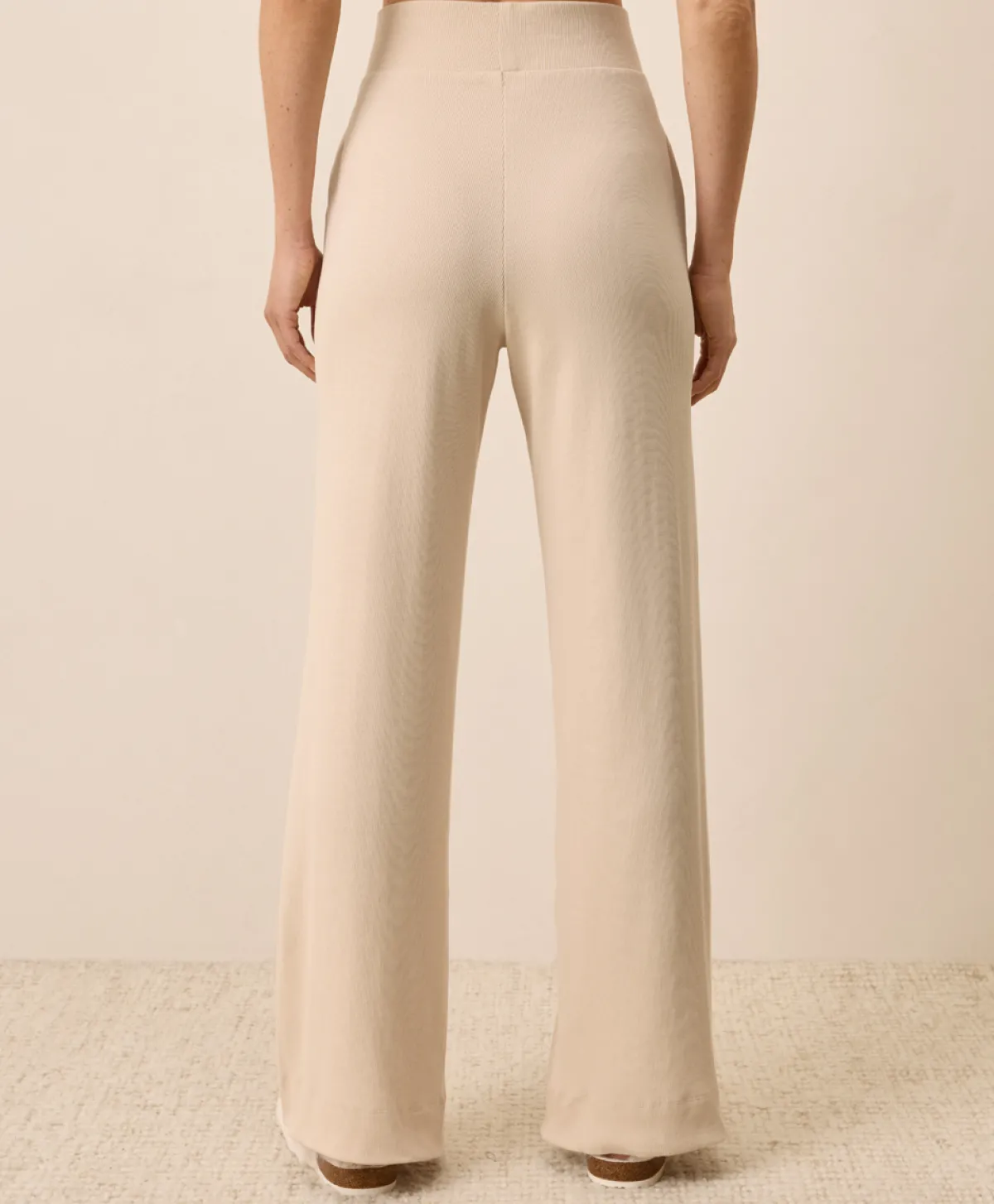 Women Pact Organic Easy Rib Wide Leg Lounge Pant
