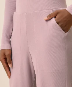 Women Pact Organic Easy Rib Wide Leg Lounge Pant