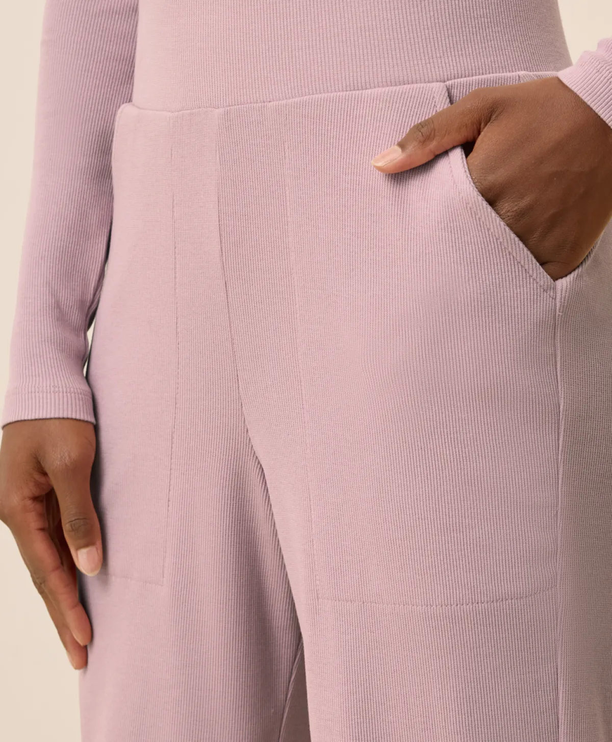 Women Pact Organic Easy Rib Wide Leg Lounge Pant