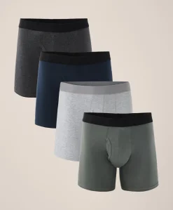 Pact Organic Everyday Boxer Brief 4-Pack