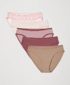 Women Pact Organic Everyday Classic Fit Bikini 5-Pack