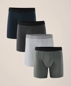 Pact Organic Everyday Extended Boxer Brief 4-Pack