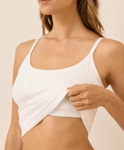 Women Pact Organic Everyday Shelf Bra Long Camisole