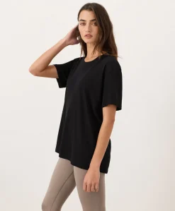 Women Pact Organic Featherweight Slub Relaxed Crewneck Tee