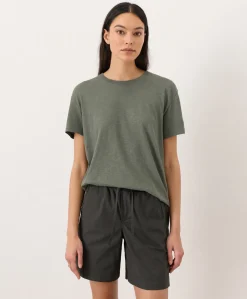 Women Pact Organic Featherweight Slub Relaxed Crewneck Tee