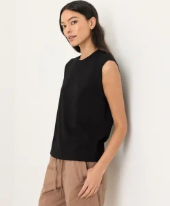 Women Pact Organic Featherweight Slub Relaxed Muscle Tee