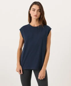 Women Pact Organic Featherweight Slub Relaxed Muscle Tee