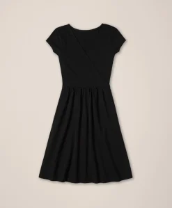 Women Pact Organic Fit & Flare Crossover Dress