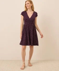 Women Pact Organic Fit & Flare Crossover Dress