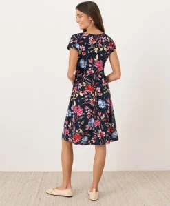 Women Pact Organic Fit & Flare Crossover Dress