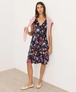 Women Pact Organic Fit & Flare Crossover Dress