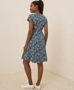 Women Pact Organic Fit & Flare Crossover Dress