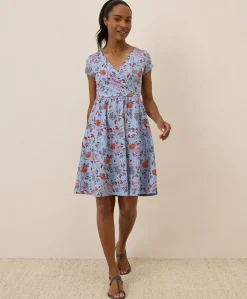 Women Pact Organic Fit & Flare Crossover Dress