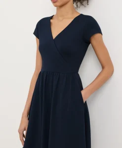 Women Pact Organic Fit & Flare Crossover Dress