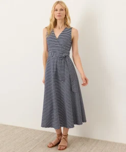Women Pact Organic Fit & Flare Easy V-Neck Dress
