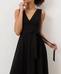 Women Pact Organic Fit & Flare Easy V-Neck Dress