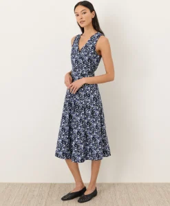 Women Pact Organic Fit & Flare Easy V-Neck Dress