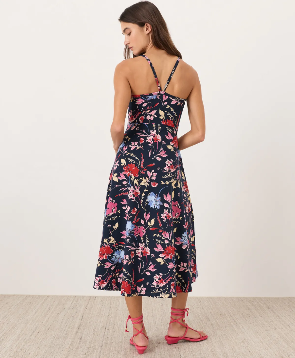 Women Pact Organic Fit & Flare Midi Dress