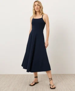 Women Pact Organic Fit & Flare Midi Dress
