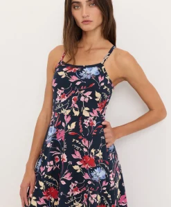 Women Pact Organic Fit & Flare Midi Dress