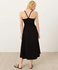 Women Pact Organic Fit & Flare Midi Dress