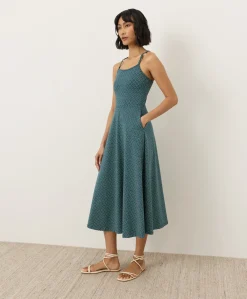 Women Pact Organic Fit & Flare Midi Dress