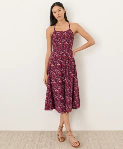 Women Pact Organic Fit & Flare Midi Dress