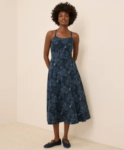 Women Pact Organic Fit & Flare Midi Dress