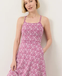 Women Pact Organic Fit & Flare Midi Dress