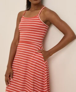 Women Pact Organic Fit & Flare Midi Dress