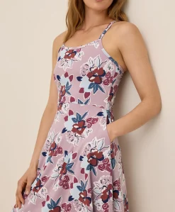 Women Pact Organic Fit & Flare Midi Dress