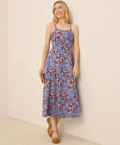 Women Pact Organic Fit & Flare Midi Dress