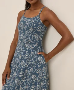 Women Pact Organic Fit & Flare Midi Dress