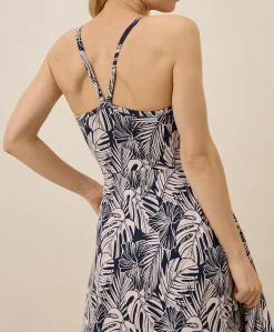 Women Pact Organic Fit & Flare Midi Dress