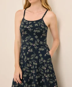 Women Pact Organic Fit & Flare Midi Dress