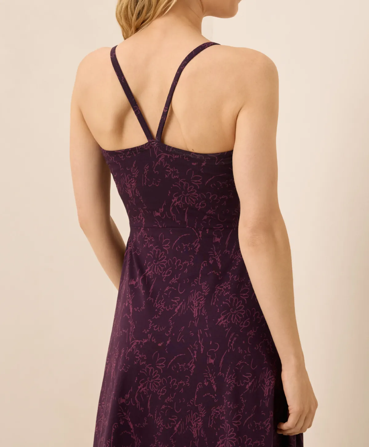 Women Pact Organic Fit & Flare Midi Dress