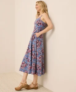 Women Pact Organic Fit & Flare Midi Dress