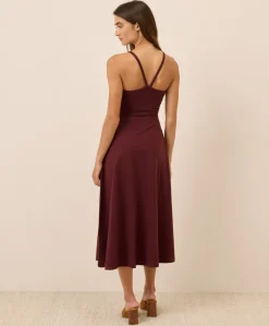 Women Pact Organic Fit & Flare Midi Dress