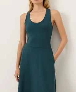 Women Pact Organic Fit & Flare Open Back Maxi Dress
