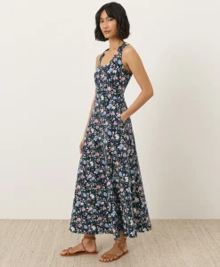 Women Pact Organic Fit & Flare Open Back Maxi Dress
